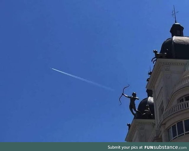 Chemtrail arrow