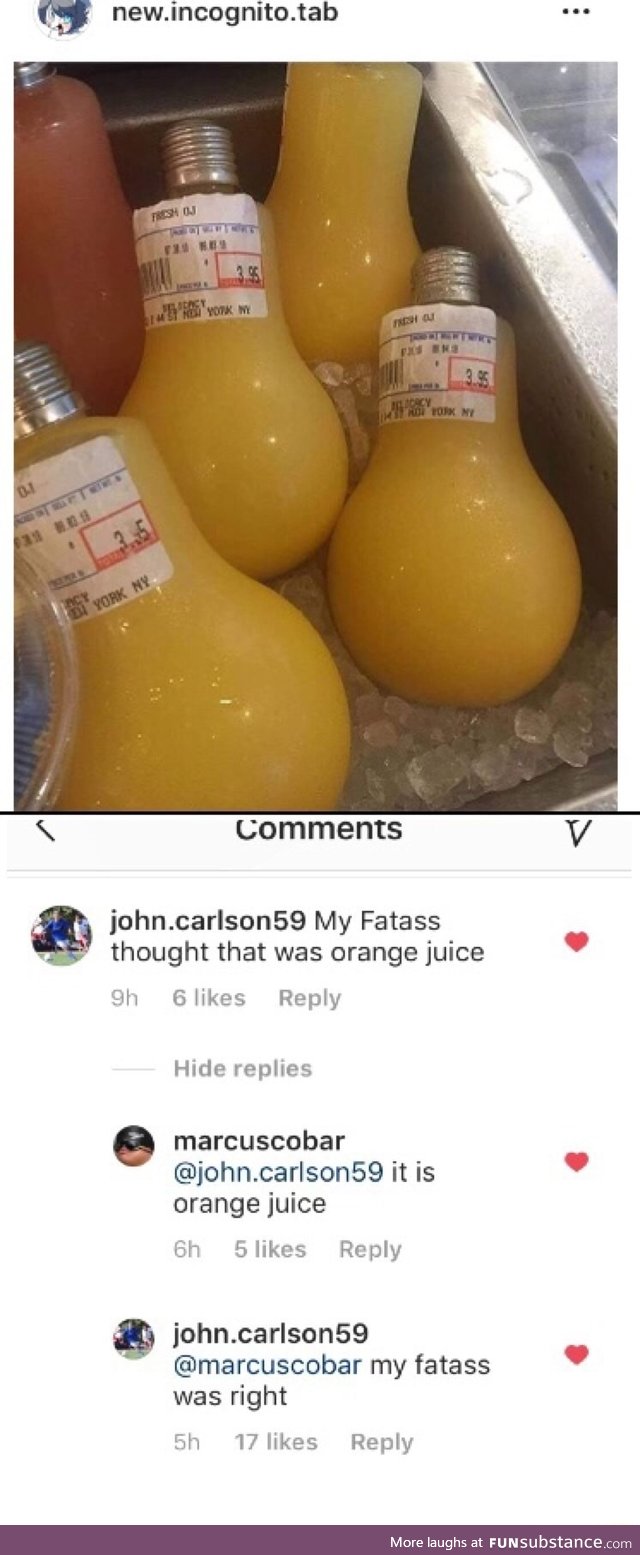 Orange bulb