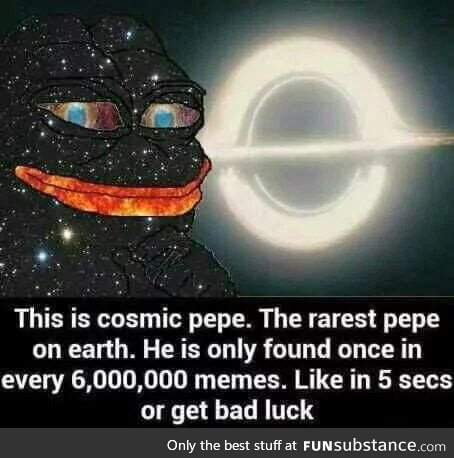 Trump liked this Cosmic Pepe