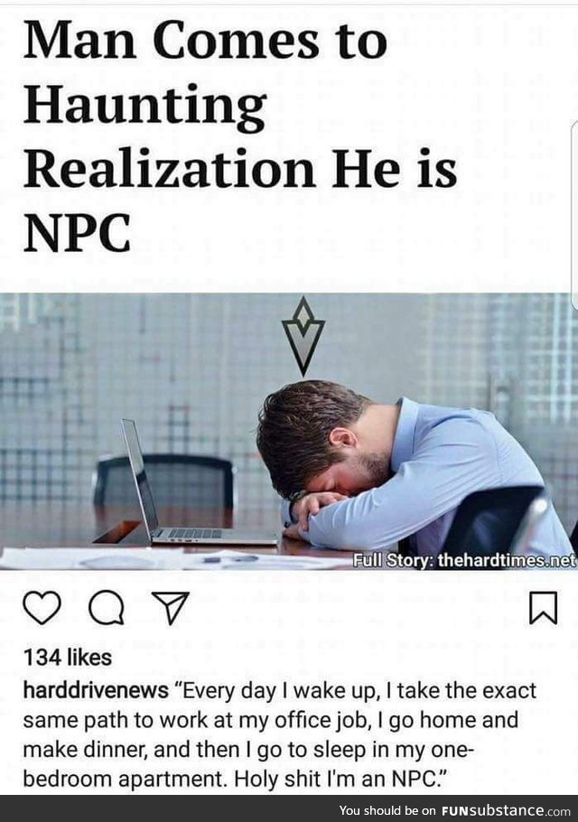 We're all NPC's in other people's stories