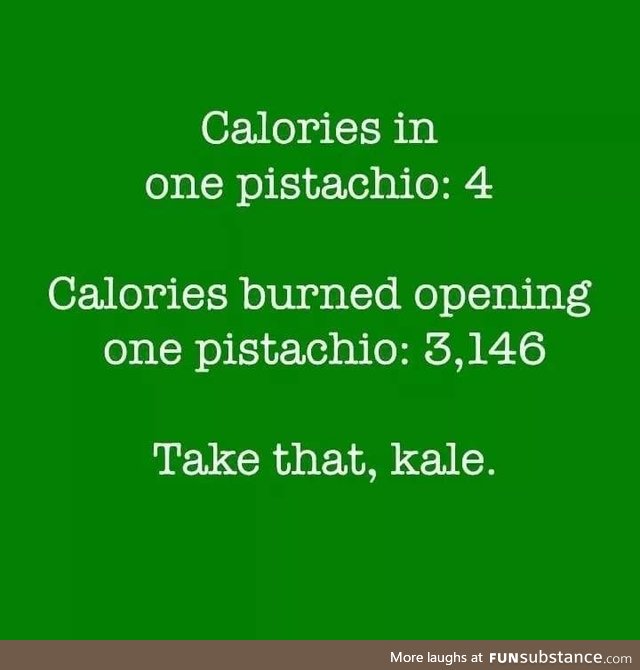 Pistachio for the win