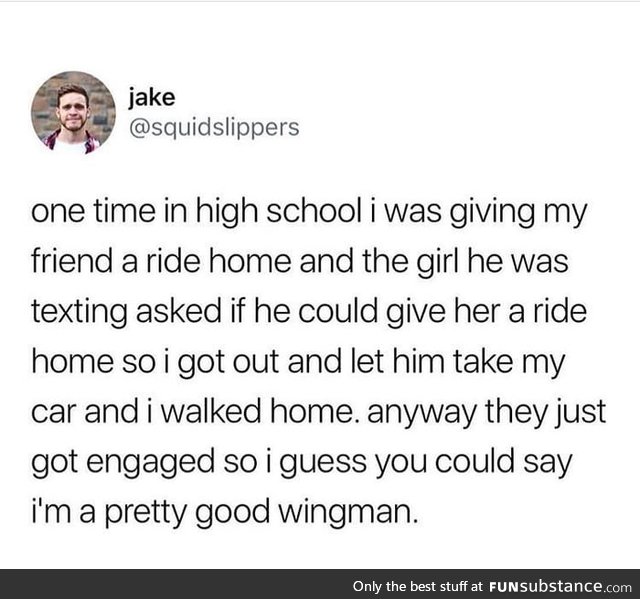 Wingman of the year