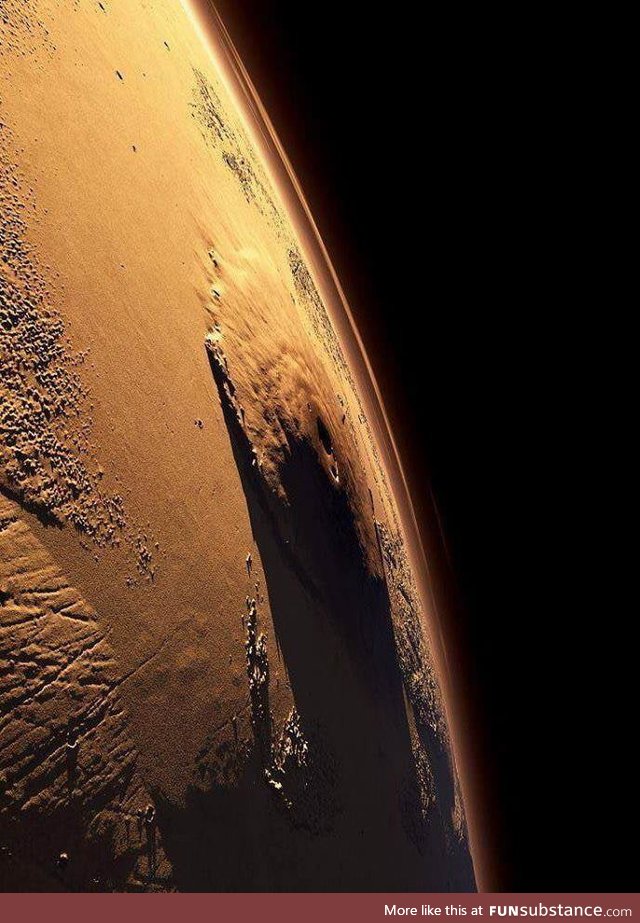 Mount olympus, mars