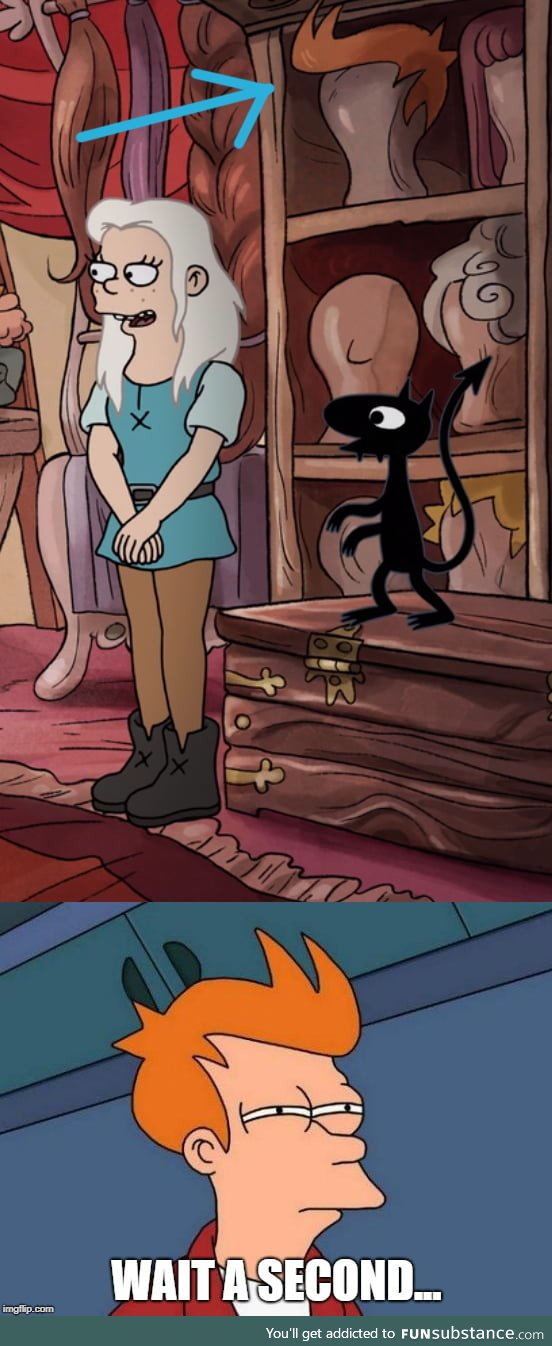 Futurama Easter Egg in Disenchantment