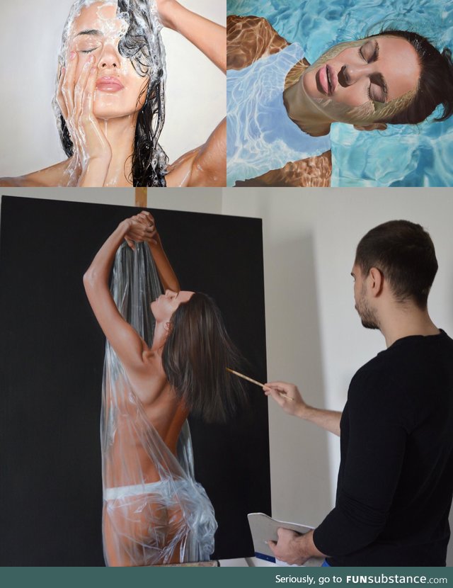 Hyperrealistic paintings by Ukrainian artist, Sergey Piskunov