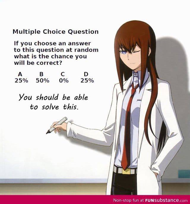 Multiple choice time