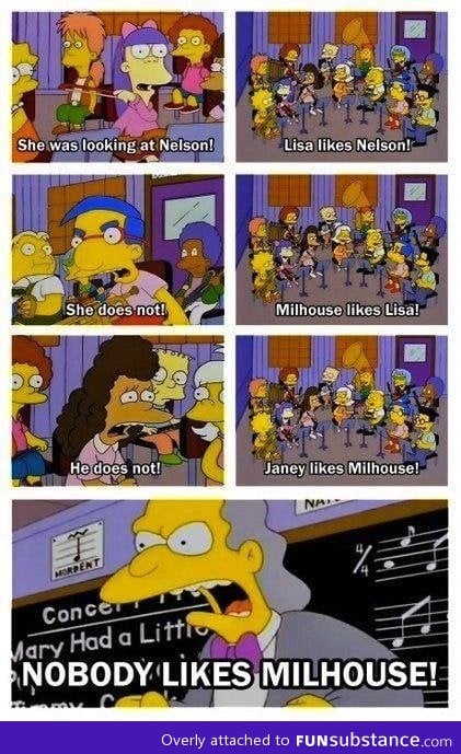 Poor milhouse