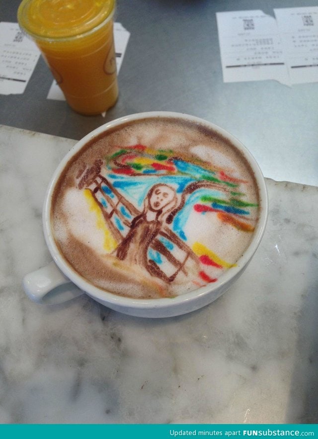 Some serious cappuccino art