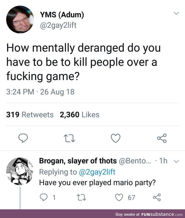 Try playing Mario