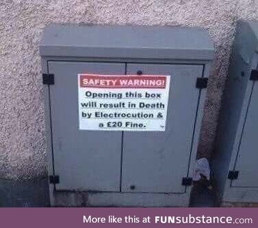 Brilliant safety warning in Ireland