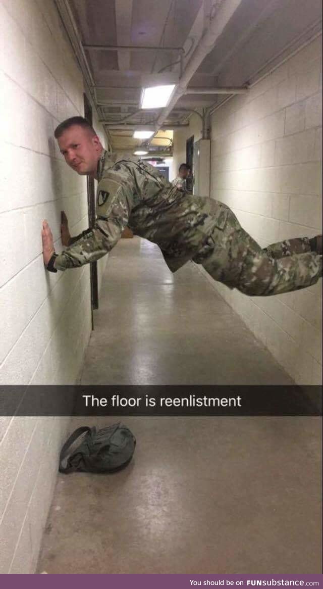 The floor is