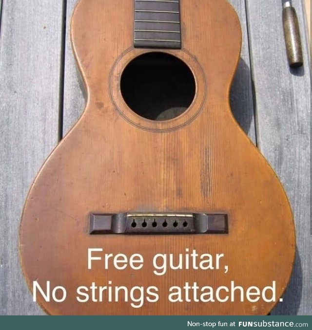 No strings attached