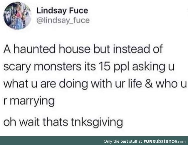 Sad thanksgiving