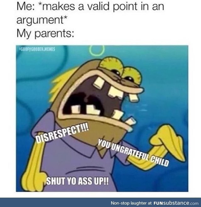 Arguing with parents