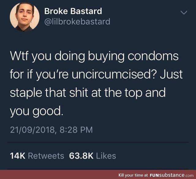 No need for condoms