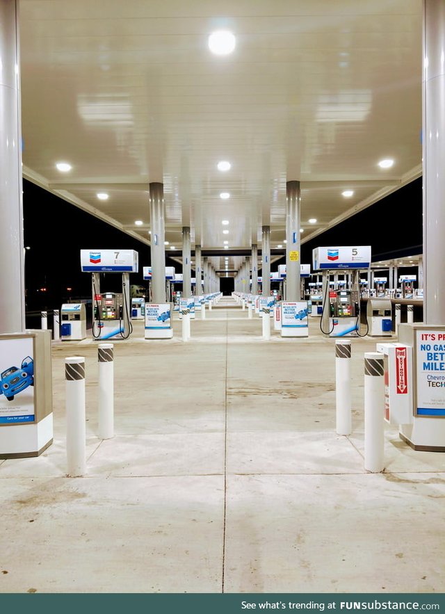 Largest Chevron gas station in the world