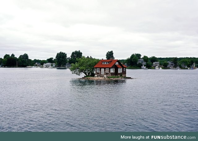 A house all alone