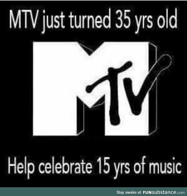 Happy birthday, mtv!