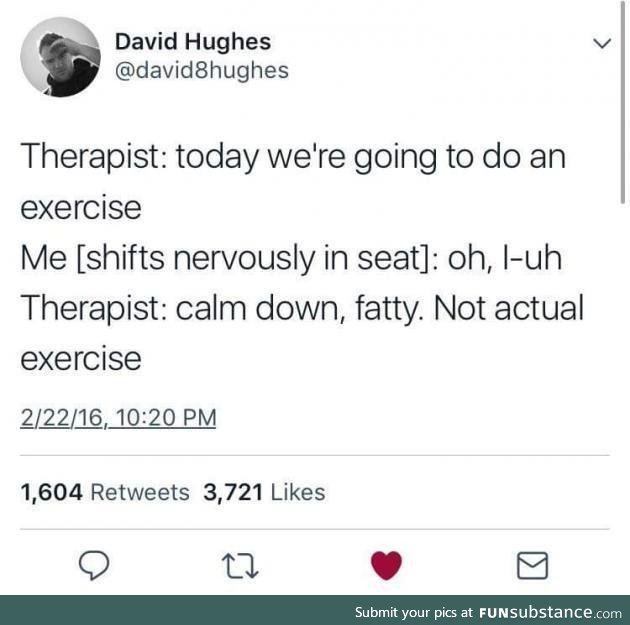 Therapy is hard