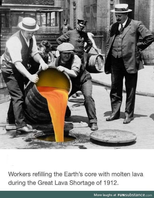 Refilling the earth's core