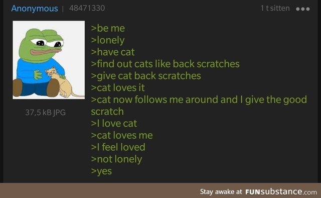 Anon feels loved