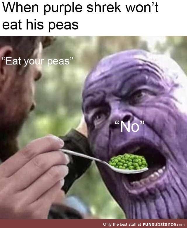 Eat your peas