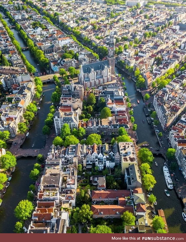 The cosy canals of Amsterdam