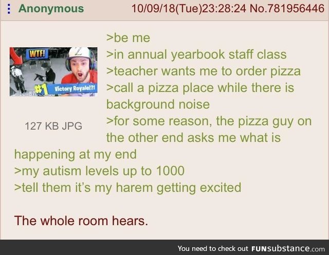 another pizza story guys..