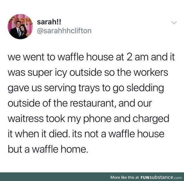 It's a waffle home 