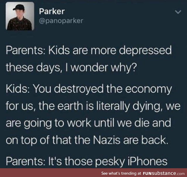 its those pesky iphones