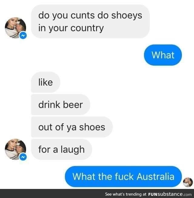 Drinking down under