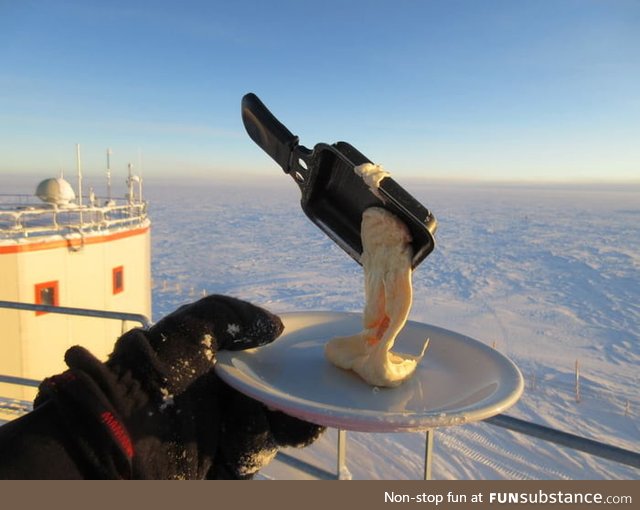 When you're a scientist in Antarctica but you're also French