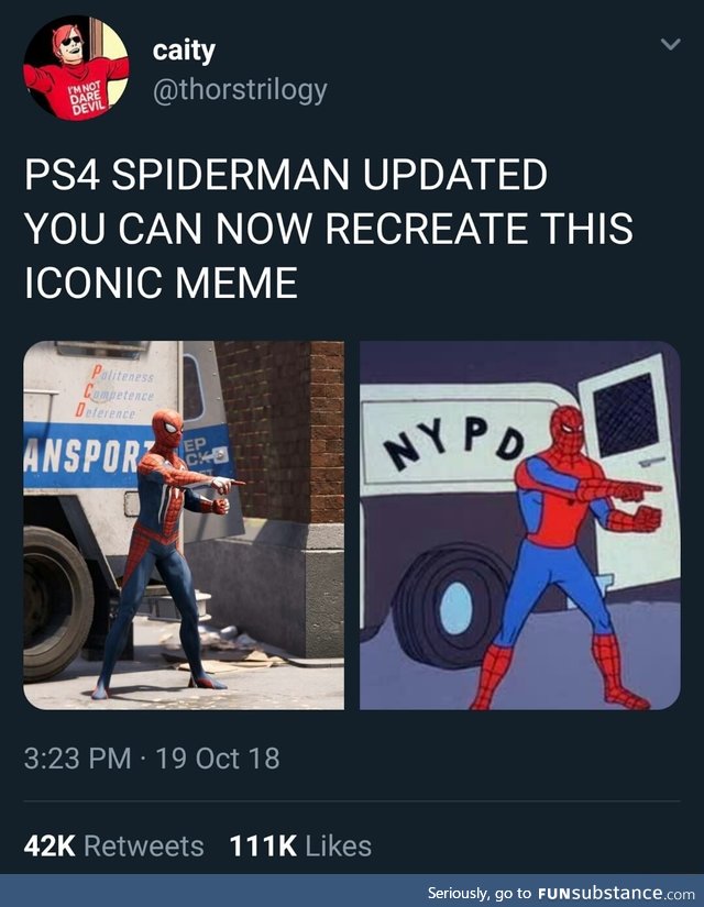 Spiderman meme