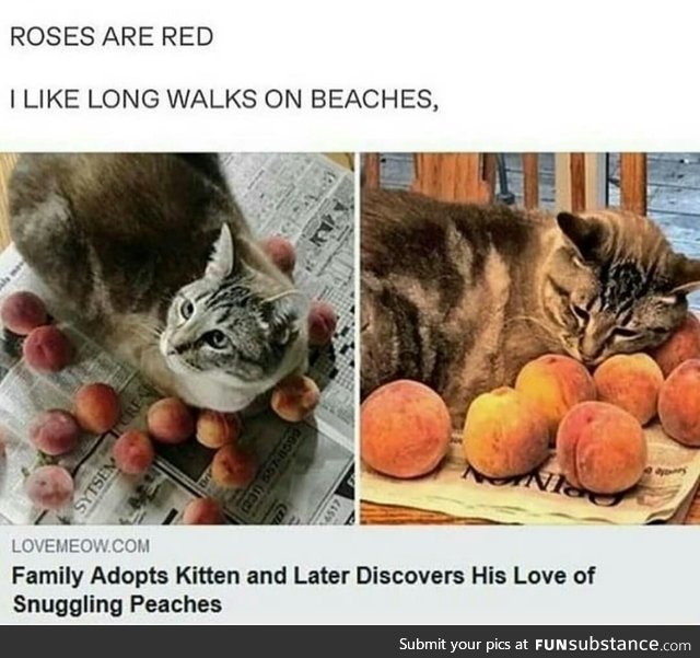 Loves peaches