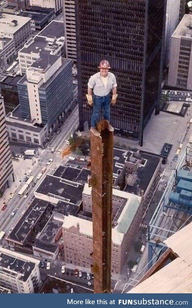 Construction worker in 1980