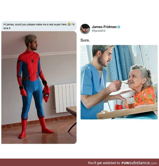 The real superhero!