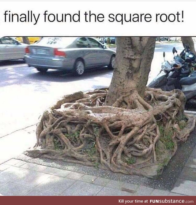 Finally found the square root