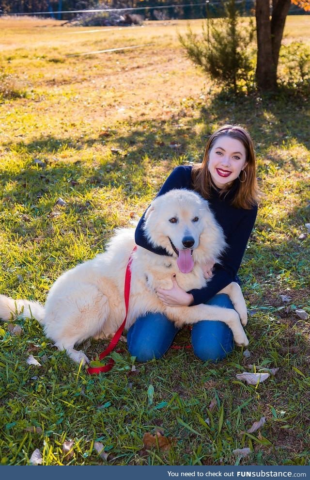 Me and my pupper (he’s only a year old!)