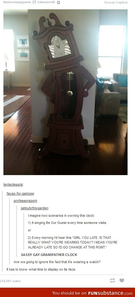 Sassy clock