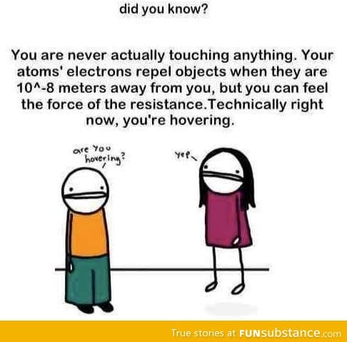 You are hovering