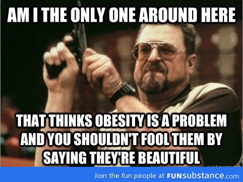 Why you shouldn't call obese people beautiful