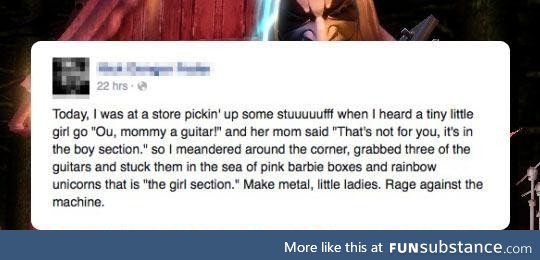 Make metal, ladies.