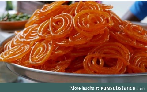 Indian sweet called Jalebi