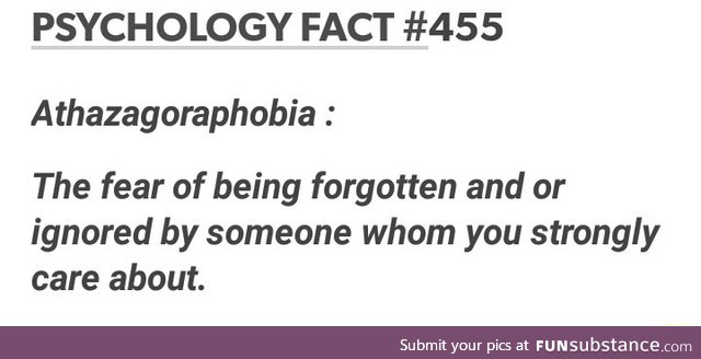 Interesting phobia