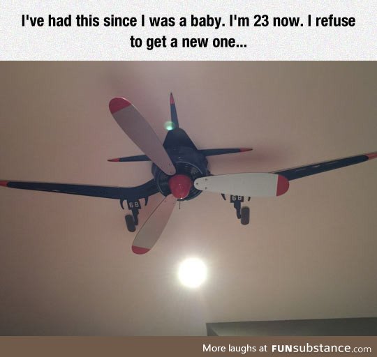 No more boring ceiling fan