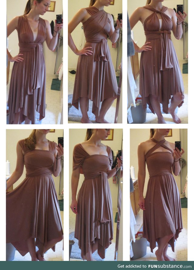 1 dress, 6 variations