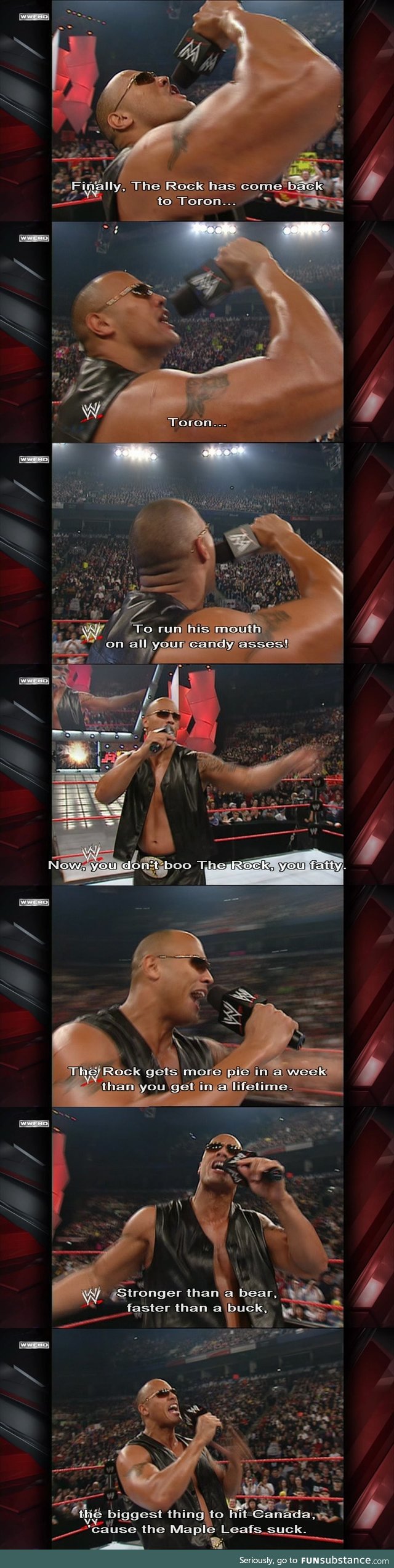 The Rock is a poetic genius