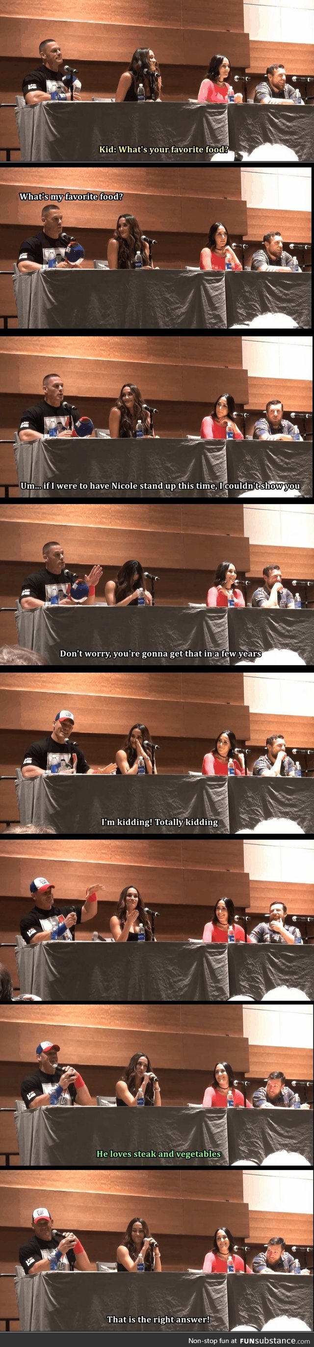 John Cena answers kid's question