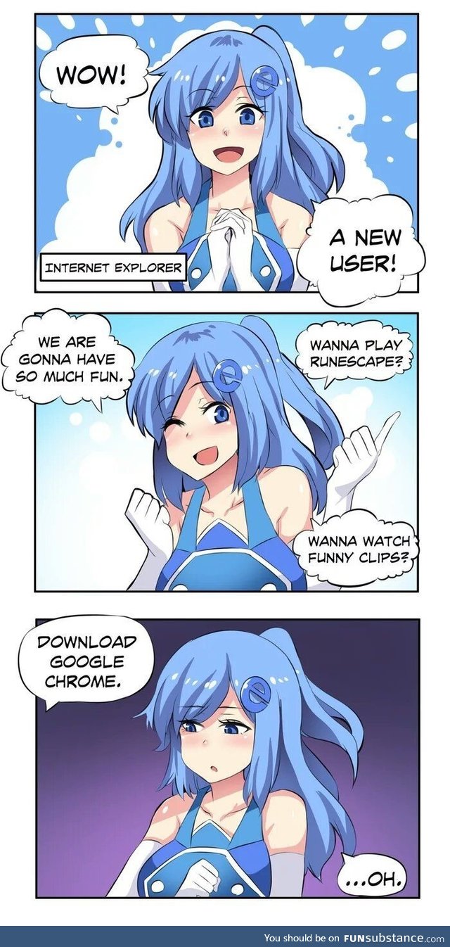 Poor internet explorer