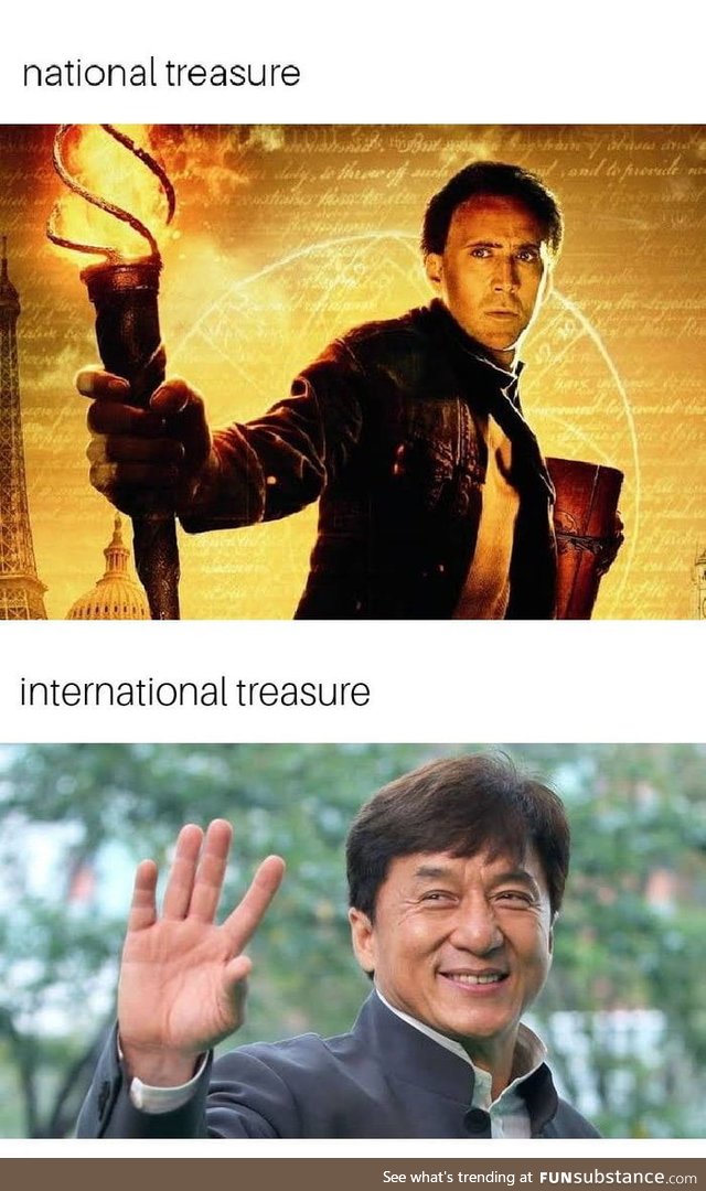 Jackie Chan is a living legend